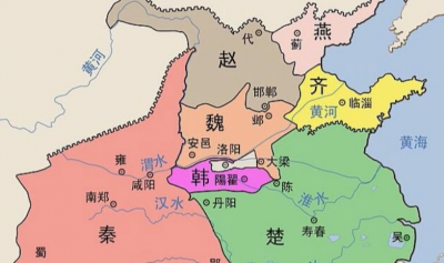 ​春秋七国是哪七国（春秋七国对应的现代位置地图）