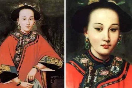 清朝香妃真实画像