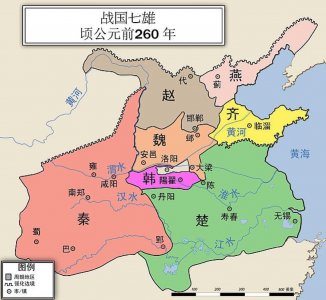 ​东周七国是现在的哪个省，七国地图和现地图对照
