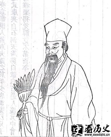 南宋词人姜夔画像
