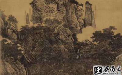 ​李唐万壑松风图赏析 题画李唐的作品
