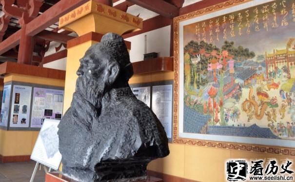 苏味道雕像