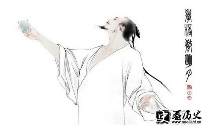 ​李白画像欣赏 李白家世介绍