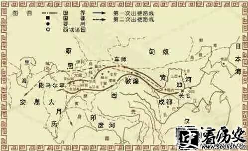 西域三十六国地图