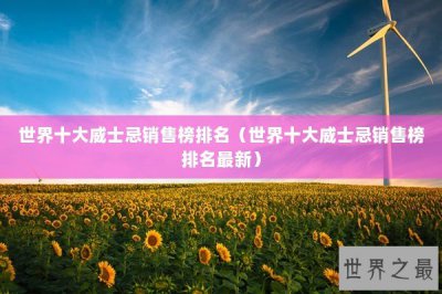 ​世界十大威士忌销售榜排名（世界十大威士忌销售榜排名最新）
