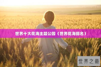 ​世界十大花海主题公园（世界花海排名）