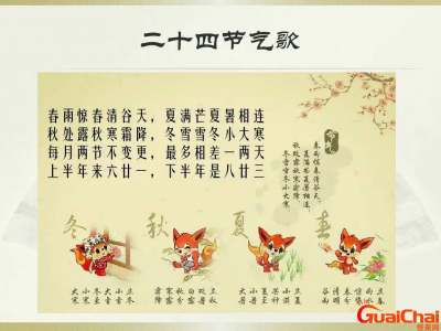 ​二十四节气歌全文意思讲解 二十四节气歌全文意思对应节气
