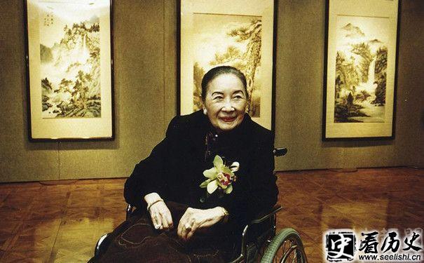 宋美龄晚年照片
