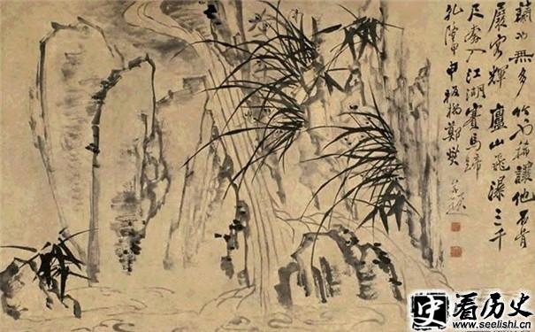 板桥的画作