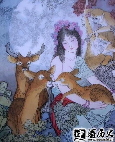 巫山神女画像
