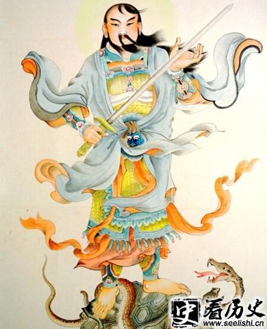 真武大帝民间画像