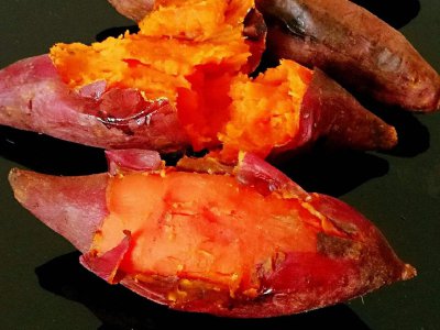 ​在家用烤箱烤地瓜怎么烤 ，香甜流蜜，简单实用，真解馋