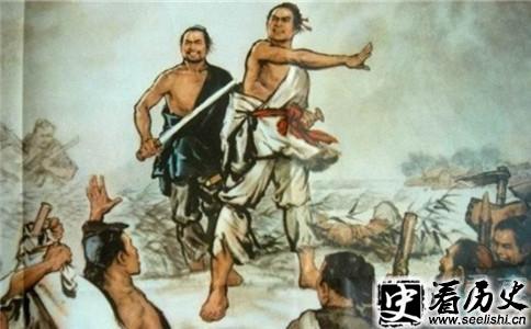 《陈涉世家》陈胜、吴广农民起义图