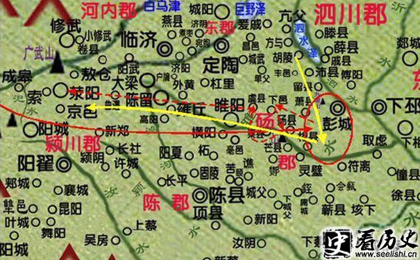 韩信灭齐作战图