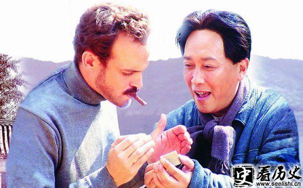 影视作品中的白求恩与毛泽东