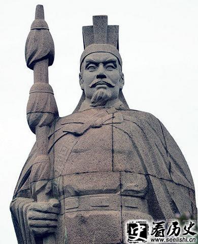 开辟丝绸之路的张骞的雕像