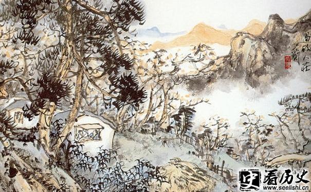 《过故人庄》意境图