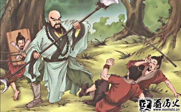 野猪林救林冲漫画