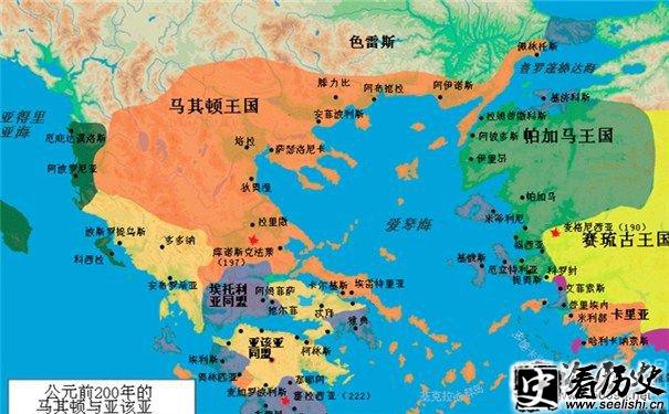 马其顿战争形势图