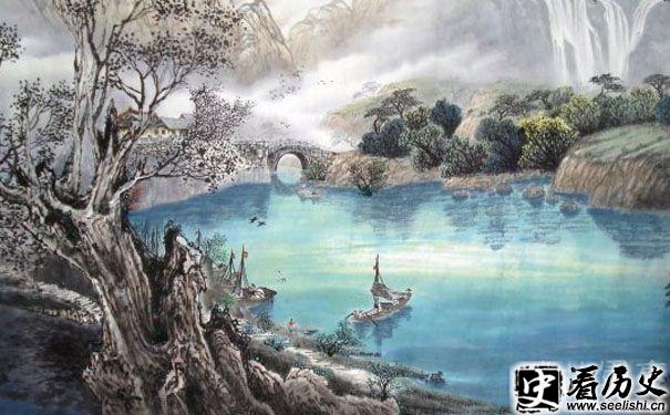 渔家傲诗配画