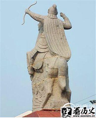 南霁云雕像