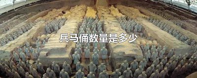 ​兵马俑的数量有多少个人 兵马俑的数量是多少