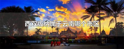 ​西双版纳属于云南哪个市区地图 西双版纳属于云南哪个市区哪个县