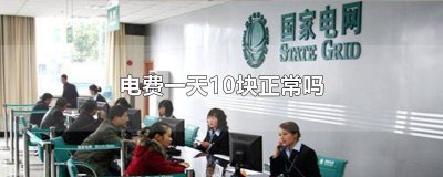 ​电费一天10块正常吗多少钱 电费一天10块正常吗多少度