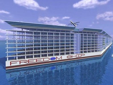 ​自由号海上漂浮城市构想简介投入100亿美元建成了吗