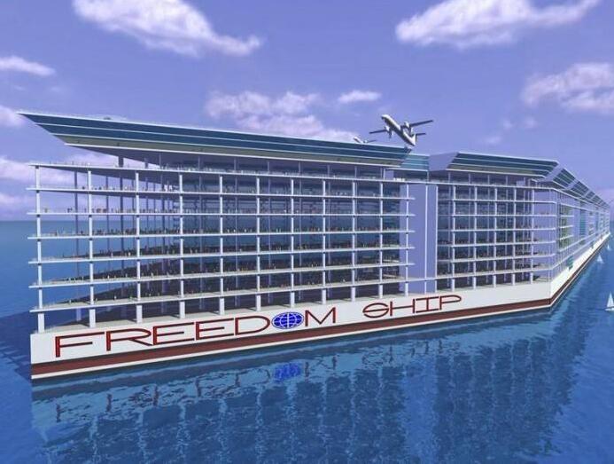 自由号海上漂浮城市构想简介 投入100亿美元建成了吗