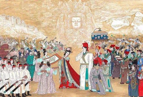 文成公主进藏的路线