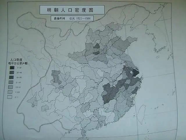明朝一个县有多少人口