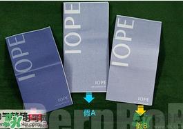 亦博气垫真假辨别图_iope气垫真假对比