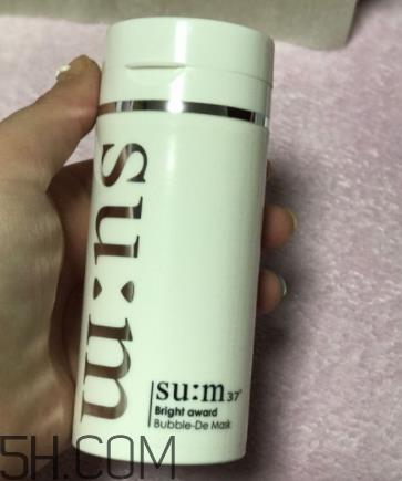 SUM37气泡面膜能卸妆吗？功能是什么？