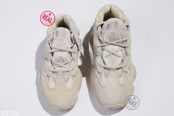 yeezy500真假对比 教你成为鉴定大师