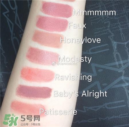 mac nicki minaj唇膏色号_mac nicki minaj唇膏试色图