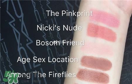 mac nicki minaj唇膏色号_mac nicki minaj唇膏试色图