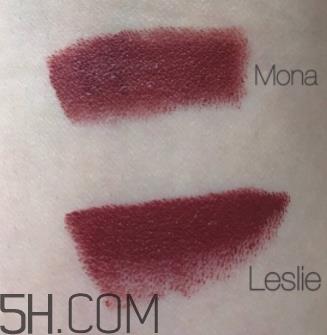nars mona和leslie一样吗？nars mona和leslie试色对比