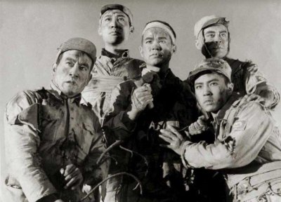 ​1941年9月25日，在河北易县狼牙山与日伪军的战斗中
