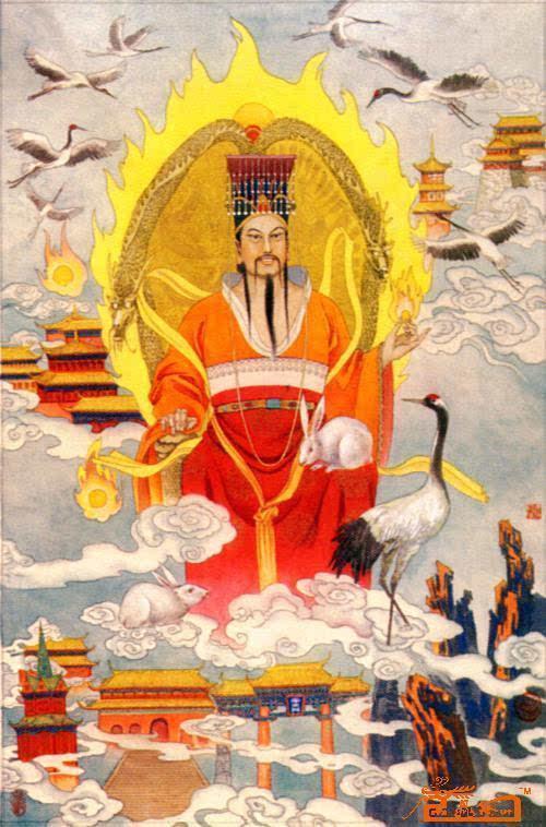 古代神话中五大天帝，第五紫薇大帝，第四真武大帝第三玉皇大帝