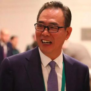 ​蔡振华，全国总工会副主席，亚乒联盟主席