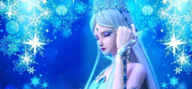 叶罗丽冰公主动漫手机壁纸分享，既美丽又美丽，高清冰雪美女图