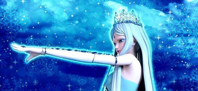 叶罗丽冰公主动漫手机壁纸分享，既美丽又美丽，高清冰雪美女图