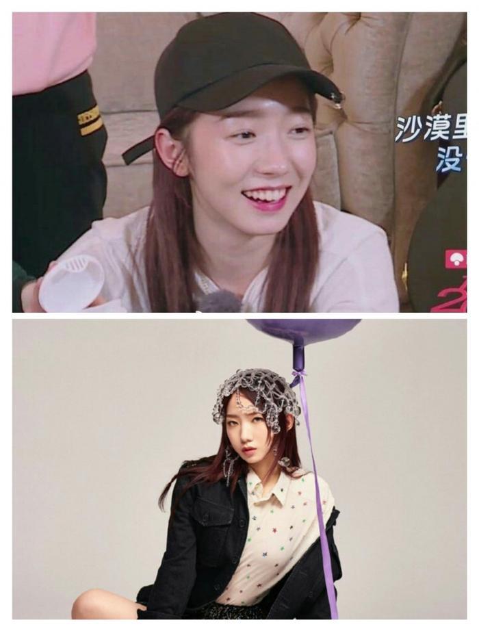 火箭少女全团素颜曝光：孟美岐少女，杨超越可爱，唯独主唱露馅了