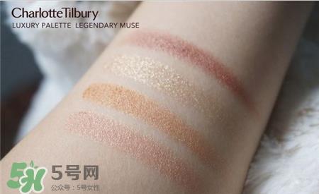 Charlotte Tilbury限量星星眼影试色 ct星星限量四色眼影试色