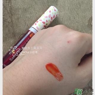 得鲜染唇液色号 得鲜染唇液试色