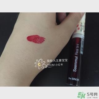 得鲜染唇液色号 得鲜染唇液试色