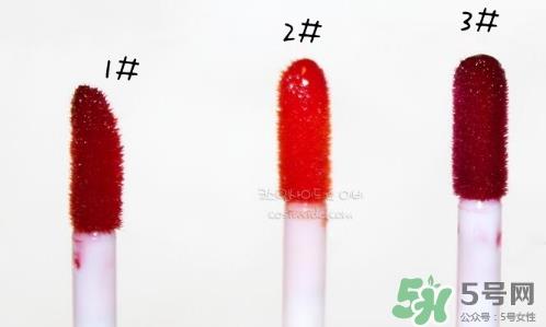 得鲜染唇液色号 得鲜染唇液试色