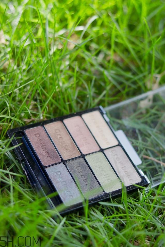 wet n wild8色眼影盘试色_画法教程