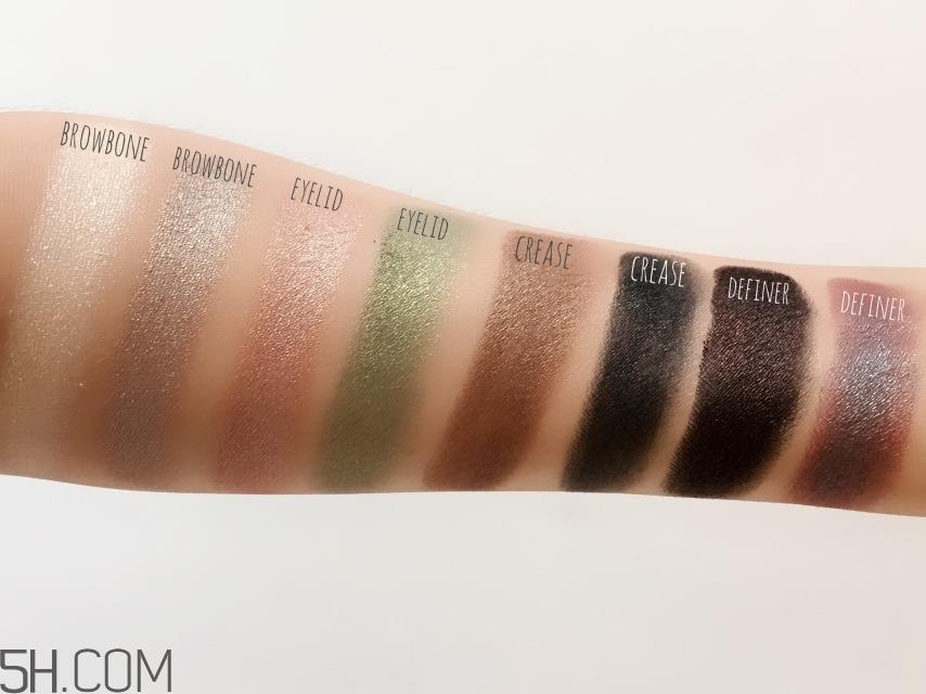 wet n wild8色眼影盘试色_画法教程